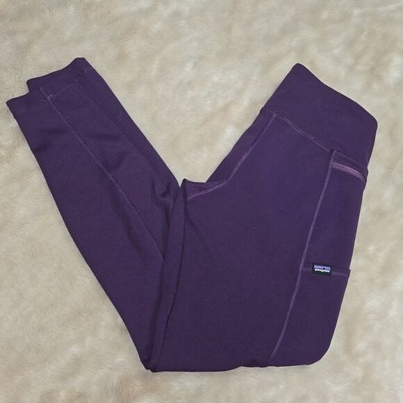 Patagonia Pants - ** HOST PICK** PATAGONIA PURPLE WINE PLUM PACK OUT TIGHTS LEGGINGS, SIZE XS